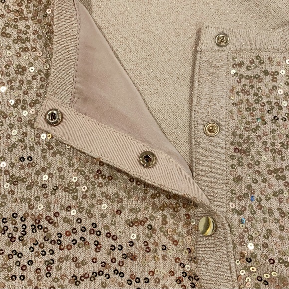 WHBM sequin cardigan - Picture 7 of 8